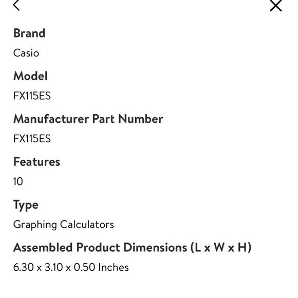 FX115ES Advanced Scientific Calculator - Picture 2 of 7